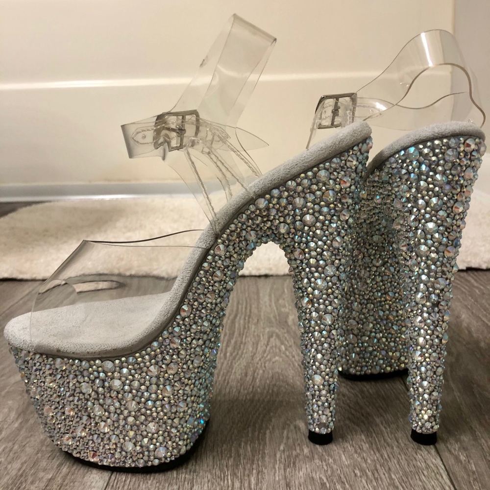 Pleaser, platform heel/pole heel